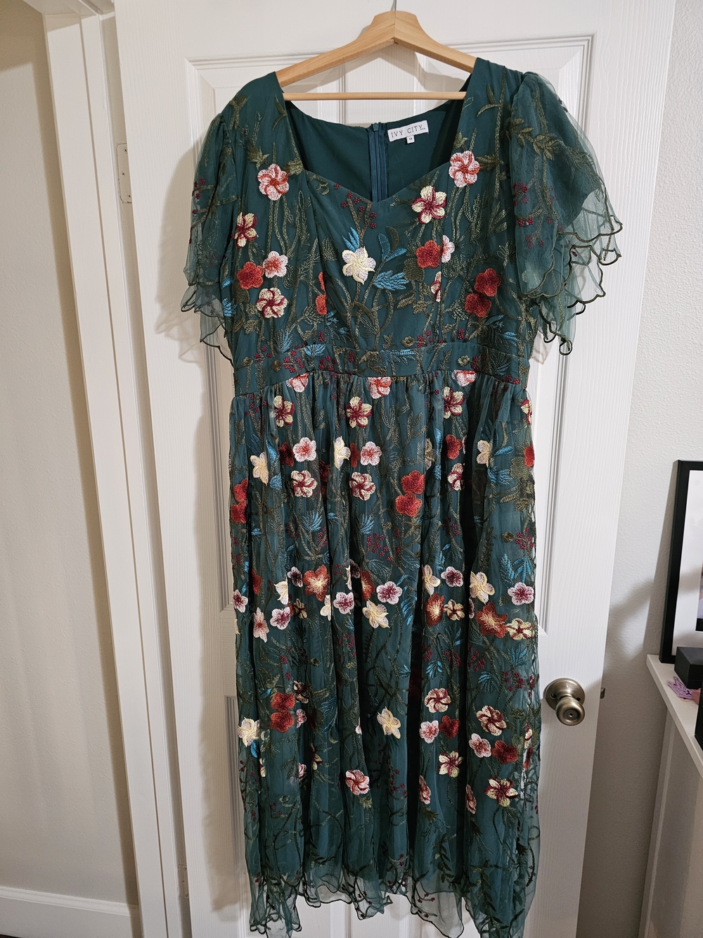 1X Ivy City Co. Flora Dress in Jade